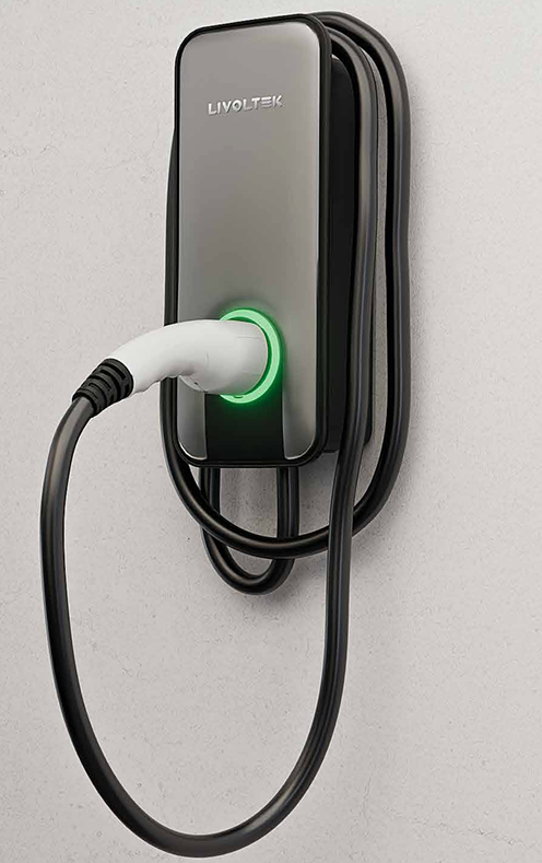 Livoltek 1x11 kW, 3F, 16 A, integruotas 5 m kabelis Type2, Wifi